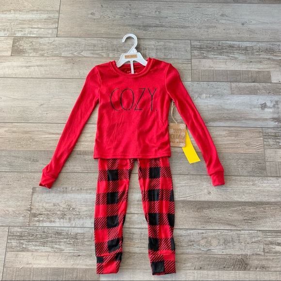 Rae Dunn Pajamas Nwt Rae Dunn Red And Black Buffalo Plaid Cozy